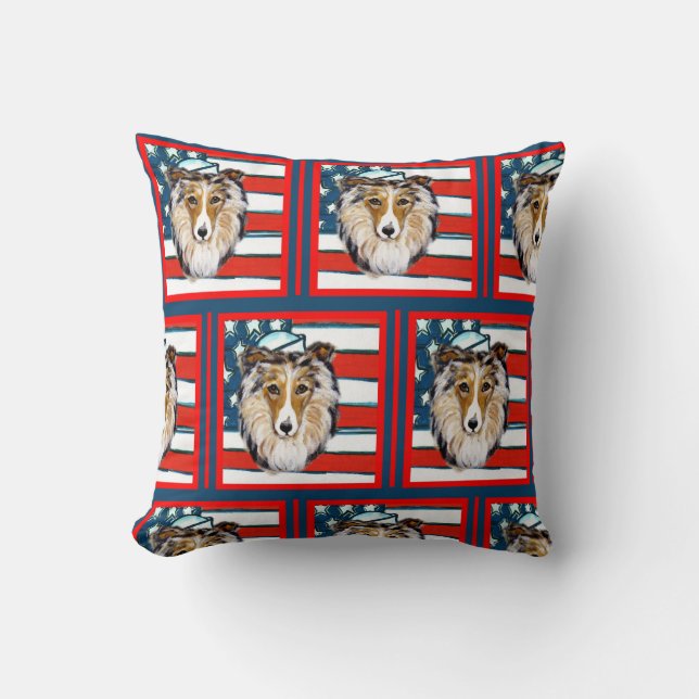 Cojín Decorativo Collie (Anverso)