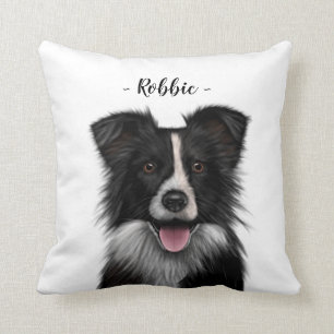 Cojín Decorativo Collie de borde - Perro ovino 