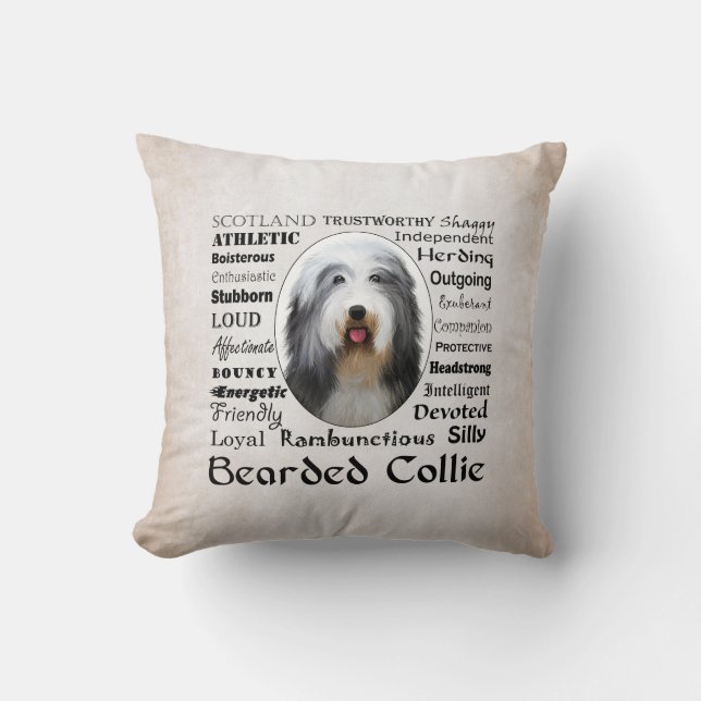 Cojín Decorativo Collie Pillow (Anverso)