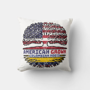 Cojín Decorativo Colombia Estados Unidos Estados Unidos Colombia