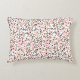 Cojín Decorativo Color Acuarela Floral