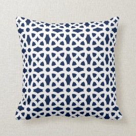 Cojín Decorativo COLOR ADAPTABLE - ornamentos clásicos - azul