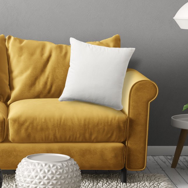 Cojín Decorativo Color básico blanco (Subido por el creador)
