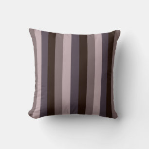 Cojín Decorativo Color Berenjena Rayas Atemporales