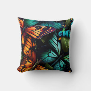 Cojín Decorativo Color Burst – Butterflies in Motion