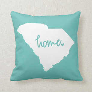 Cojín Decorativo Color casero del personalizado de Carolina del Sur