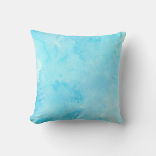 Cojín Decorativo Color de agua azul claro- Estilo sereno