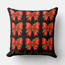 Cojín Decorativo Color de agua Toco rojo de reverso del patrón de r