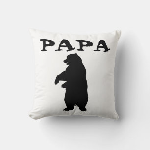COJÍN DECORATIVO COLOR DE DECORACIÓN DE CABINA DE PAPA GRIZZLY DAD
