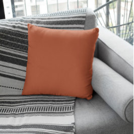 Cojín Decorativo Color de tendencia - Cobre quemado