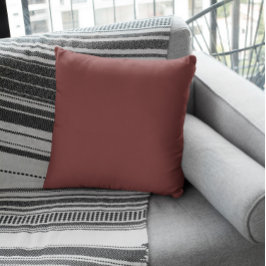 Cojín Decorativo Color de tendencia - Marrón caoba