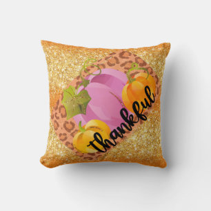 Cojín Decorativo Color del Personalizar de otoño agradecido