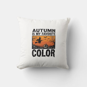 Cojín Decorativo Color Favorito De Otoño Vector De Calabaza De Hall
