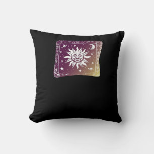 Cojín Decorativo Color Moon Boho Whimsigothic Bruja gótica