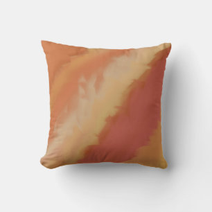 Cojín Decorativo Color Otoñal Marrón Naranja Llama 