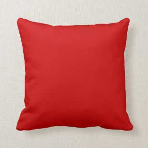 Cojín Decorativo Color rojo sólido