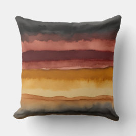 Cojín Decorativo color rojo y amarillo del carbón vegetal