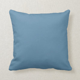 Cojín Decorativo Color simplemente llano - azul de la fuerza aérea