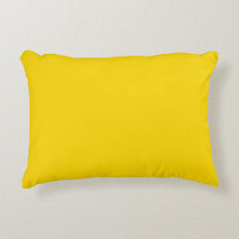 Cojín Decorativo Color sólido amarillo mínimo moderno
