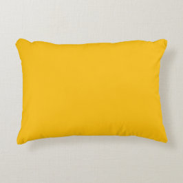 Cojín Decorativo Color Sólido Amarillo, Moderno, De moda, Simple