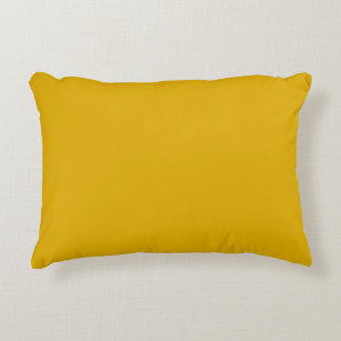 Cojín Decorativo Color sólido amarillo mostaza