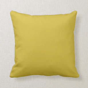 Cojín Decorativo Color sólido amarillo mostaza claro decorativo 