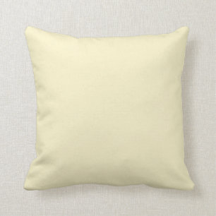 Cojín Decorativo Color sólido amarillo pálido - Color - Color - Col
