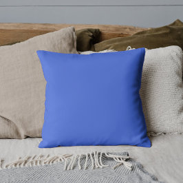Cojín Decorativo Color sólido azul real | Clásica | Elegante
