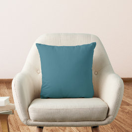 Cojín Decorativo Color sólido azul verde azulado
