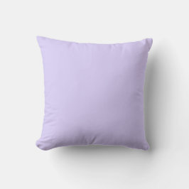 Cojín Decorativo Color Sólido Lila Pálido
