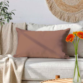 Cojín Decorativo Color Sólido Marrón Mousse de Mocha