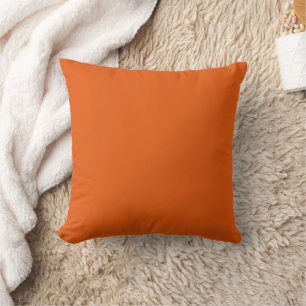 Cojín Decorativo Color Sólido Naranja Especias Calabaza Escuela Ant