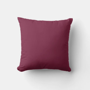 Cojín Decorativo Color sólido rojo de remolacha