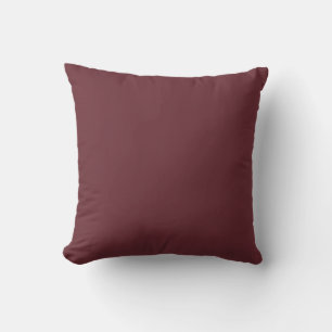 Cojín Decorativo Color sólido rojo del vino profundo