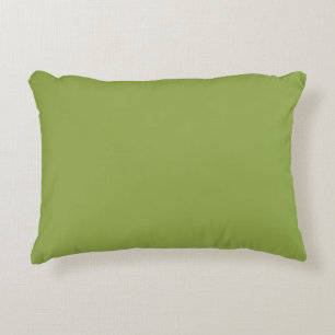 Cojín Decorativo Color sólido verde lima moderado