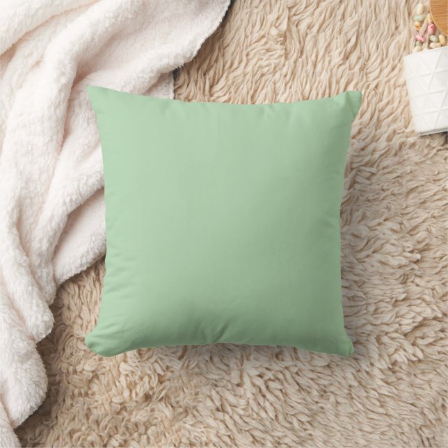 Cojín Decorativo Color Sólido Verde Pistacho (Manta)