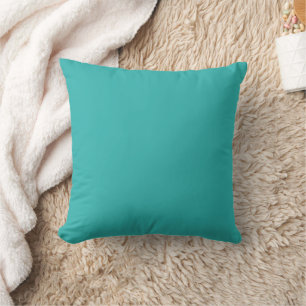 Cojín Decorativo Color Verde Teal Sólido