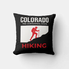 Cojín Decorativo Colorado Senderismo – El Estado Centenario USA