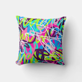 Cojín Decorativo Colores alegres Resumen moderno