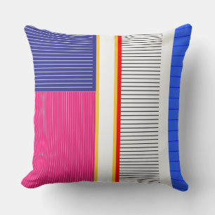 Cojín Decorativo Colores atrevidos, buen diseño gráfico