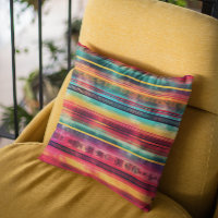 Colores de agua de franjas de manta mexicana