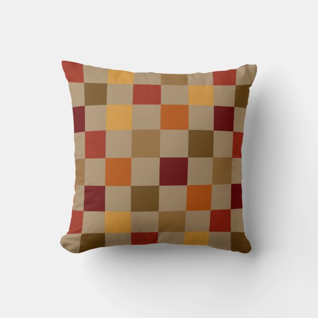 Cojín Decorativo Colores de otoño controlados (Anverso)