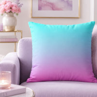 Colores de sirena gradiente púrpura rosa aqua ombr