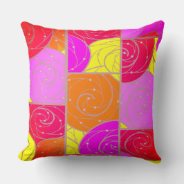 Cojín Decorativo Colores enmarcados de Rosas