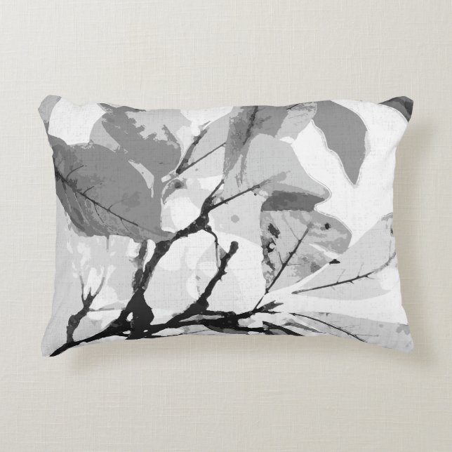 Cojín Decorativo Colores otoñales, hojas 2 (Anverso)