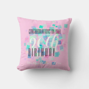 Cojín Decorativo Colores Pastel Rosa 90º Personalizado Pillow
