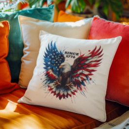 Cojín Decorativo Colores patrióticos América Águila audaz