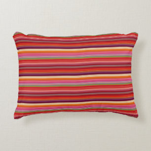 Cojín Decorativo Colores rayados vintage lindos