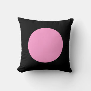 Cojín Decorativo Colores redondos - rosa y negro