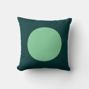 Cojín Decorativo Colores redondos - Verde oscuro y verde oscuro